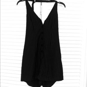Pinstripe romper